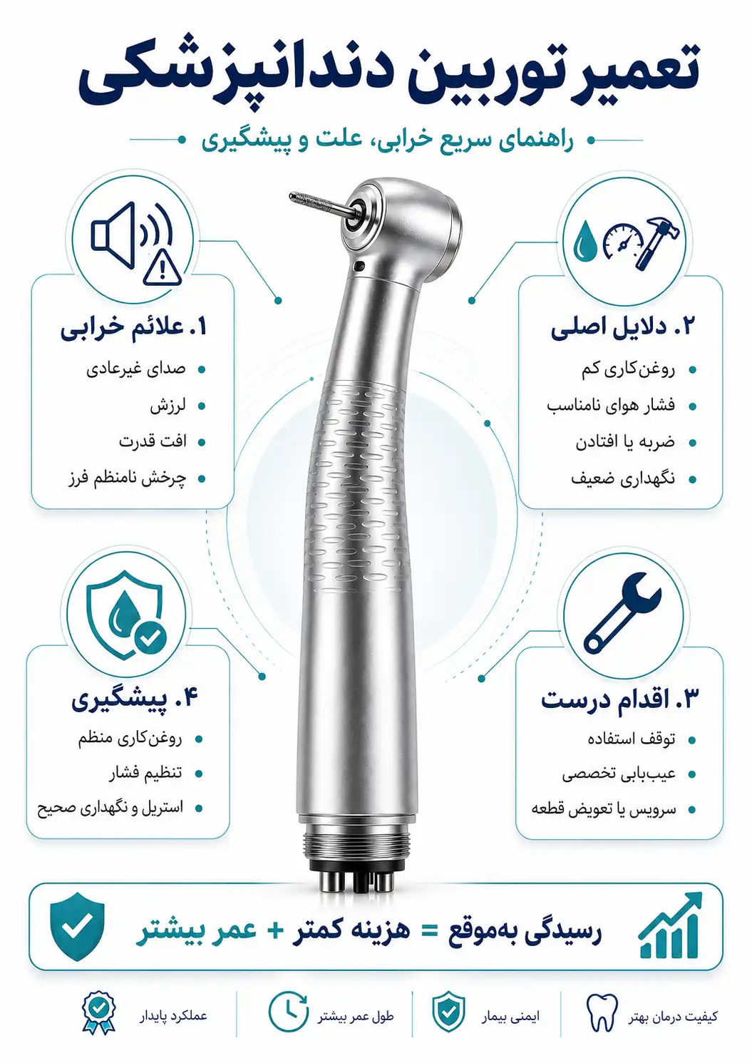 تعمیر توربین دندانپزشکی